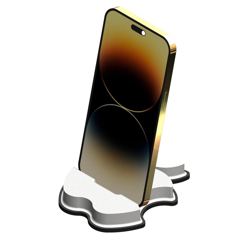 Apple stand/cell phone holder