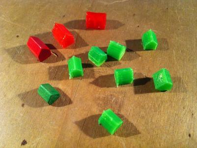 Monopoly house and hostel spar parts