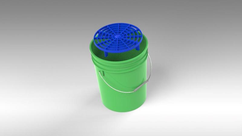 Grit Guard Insert Car Wash Two Sizes - 250mm & 187mm