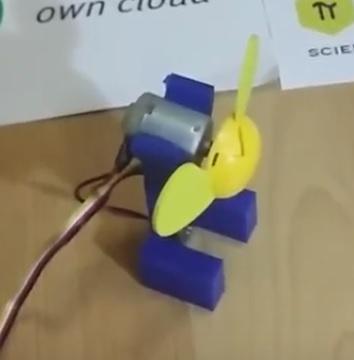 Grove Mini Fan mount (for motor and pcb) 