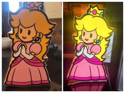 Princess Peach Lightbox