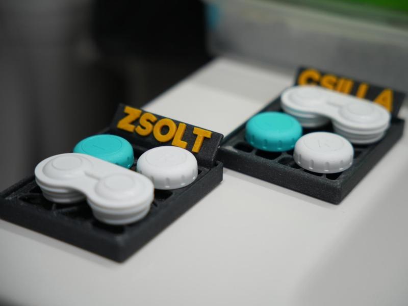 Contact lense holder (drip tray)