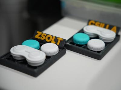 Contact lense holder (drip tray)