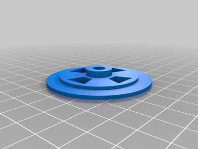 45 RECORD ADAPTER FOR MOUSETRAP CAR WHEEL