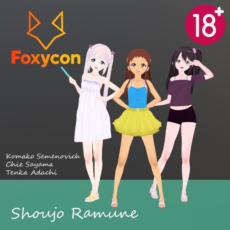Shoujo Ramune anime loli girls Komako Semenovich Chie Sayama Tenka Adachi 10 in 1