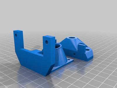 Yet another HotEnd-Mount ... J-Head Groove mount for Pneufit Bowden stuff ... for i3