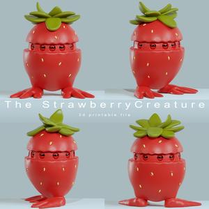 The Strawberry creature - 3d collectible files