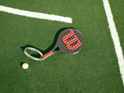Padel Keychain with Wilson logo