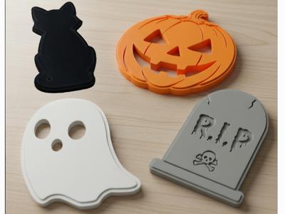 Halloween-themed Coasters