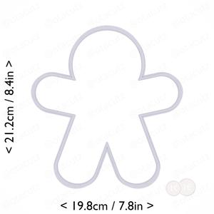 Gingerbread Man Cookie Cutter 8in / 20.3cm