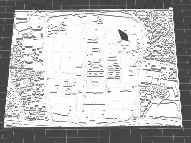 Korea Gyeongbokgung Palace - tactile map