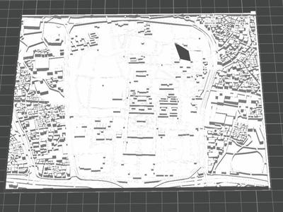 Korea Gyeongbokgung Palace - tactile map