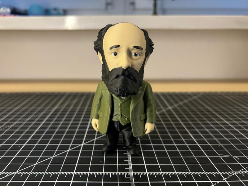 James Clerk Maxwell figurine v2.0