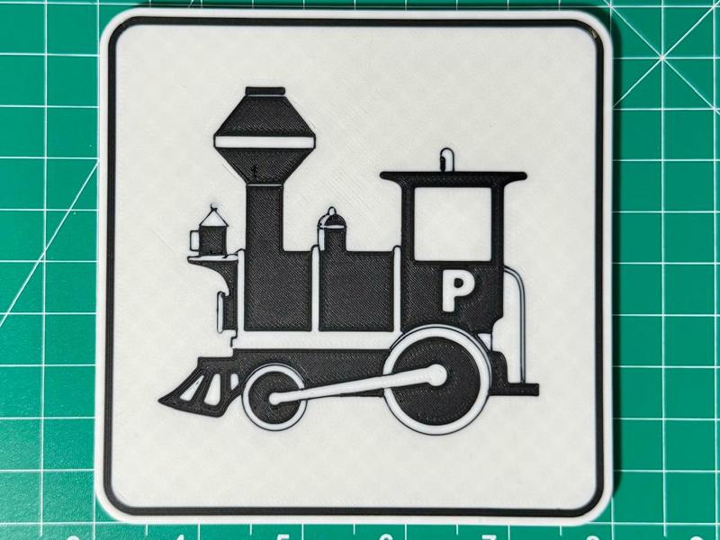 Purdue Train - Old School Cool  sign, coaster
