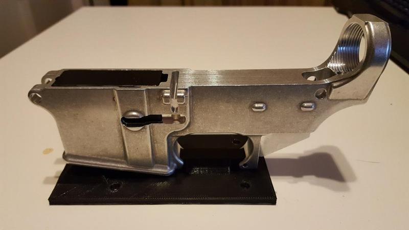 AR15 80% Lower Milling Upright Jig for Drill Press
