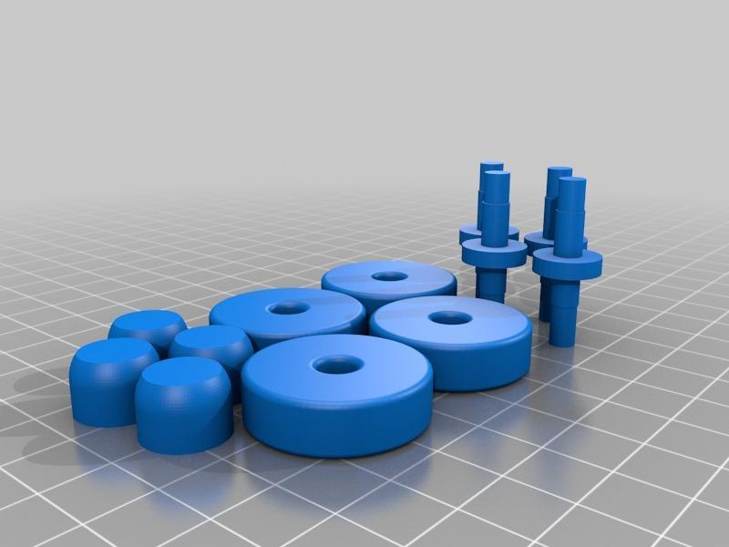 Air propelled Car with tapered axels