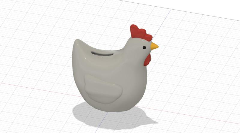 Chicken, hen - money box piggy bank three variants