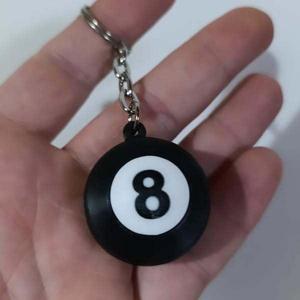8-Ball Key Ring
