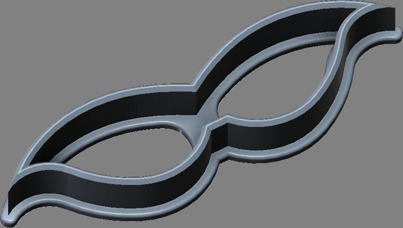 Mustasch cookie cutter