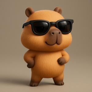 Cool Capybara with sunglasses