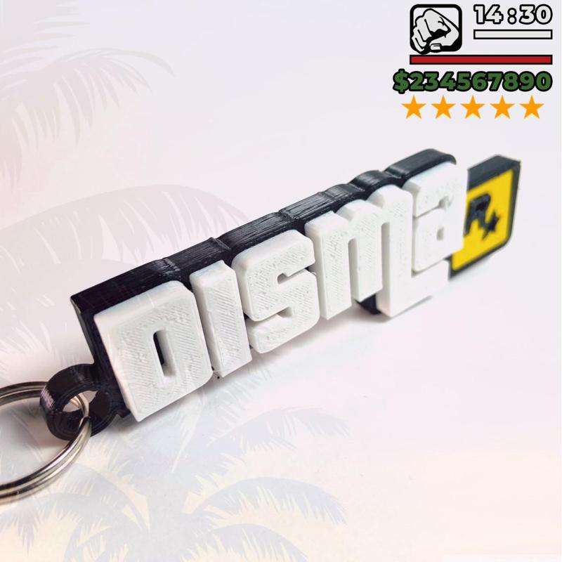 Personalized Grand Theft Auto Keychain