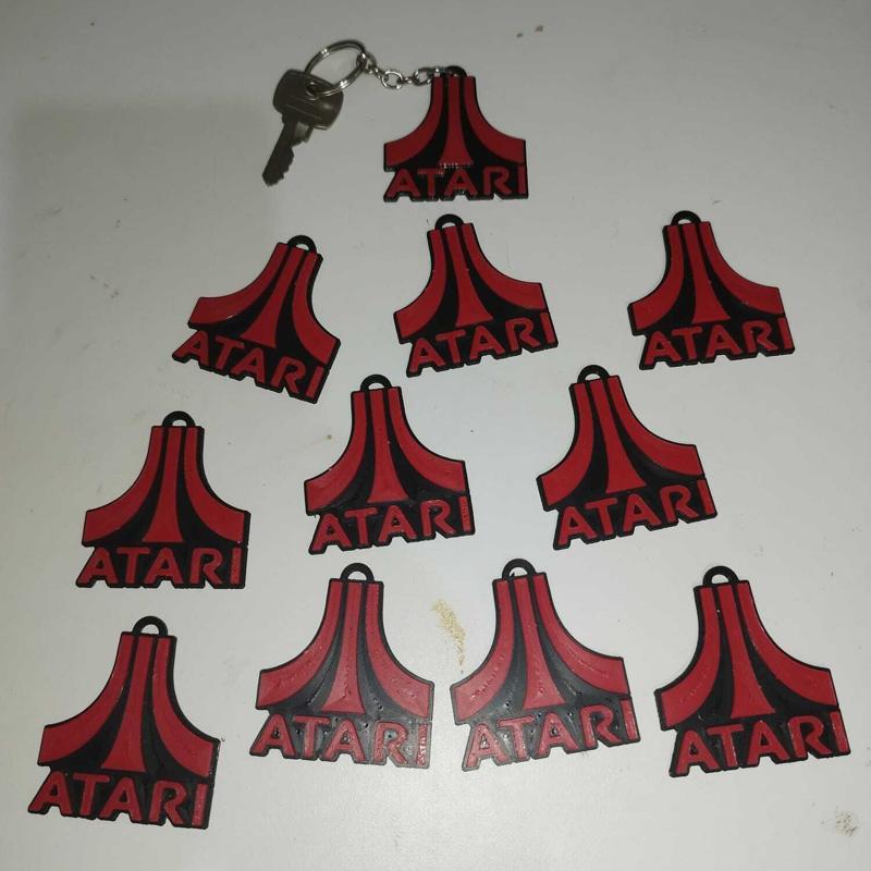 Classic Atari Keychain - A Tribute to the Golden Age of Video Games