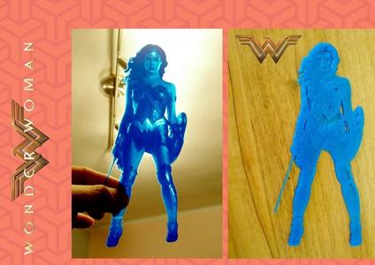 lithophane wonder woman