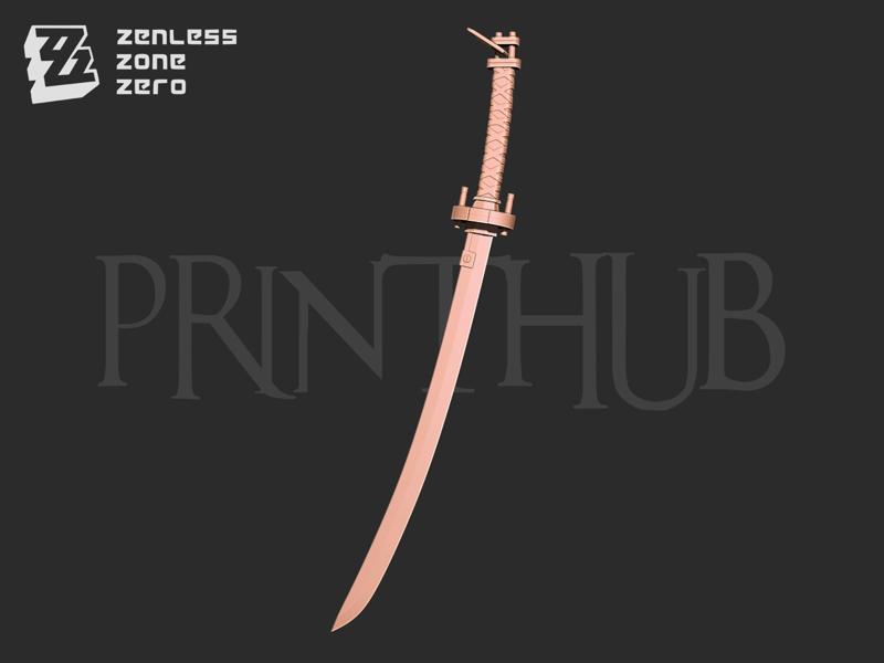 Hoshimi Miyabi Sword from Zenless Zone Zero Cosplay