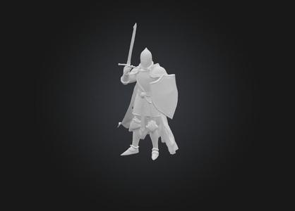 FREE Miniature Knight Model