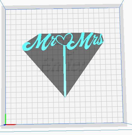 toppers cake wedding mr & mrs wedding