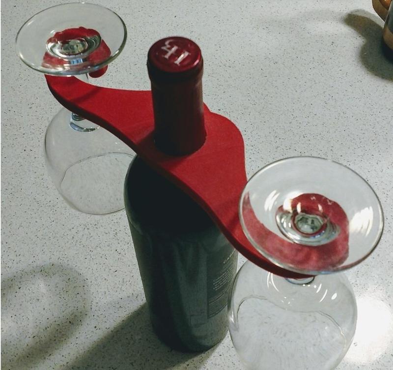 Mustache Wine Butler