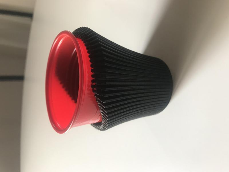 Plastic cup holder