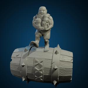 Dwarf Keg Rolller for Fantasy Football