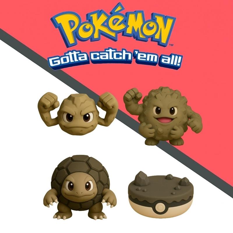 Pokemon Geodude evolution pack x 4 units