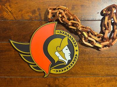 Ottawa Senators Oversized Necklace Logo