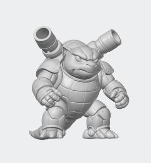 Mechanical Blastoise Pokemon figurine