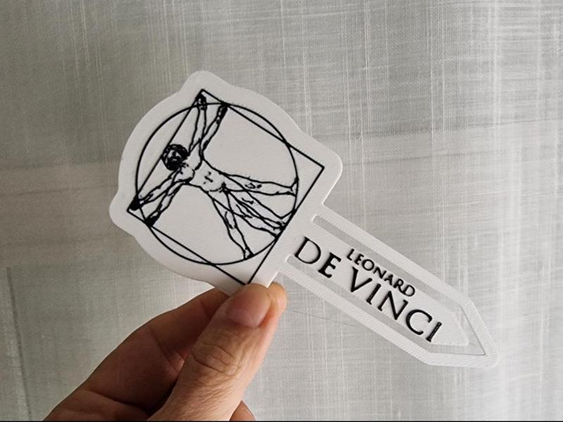 Leonard De Vinci bookmark Bookmark Leonardo da Vinci