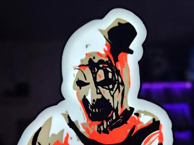 Art The Clown Terrifier 2 Lightbox 