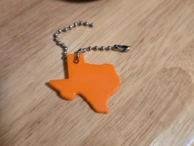 State of Texas Keychain