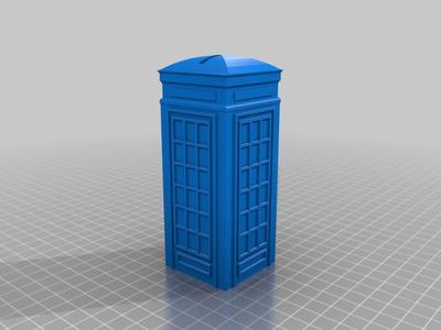 London Telephone Cabin BANK/Coffer - 3cm hole