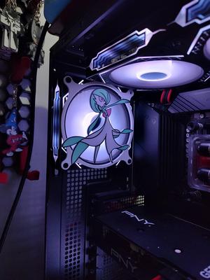 Gardevoir Pokémon 120mm Fan Cover Grill - Exclusive PC Design