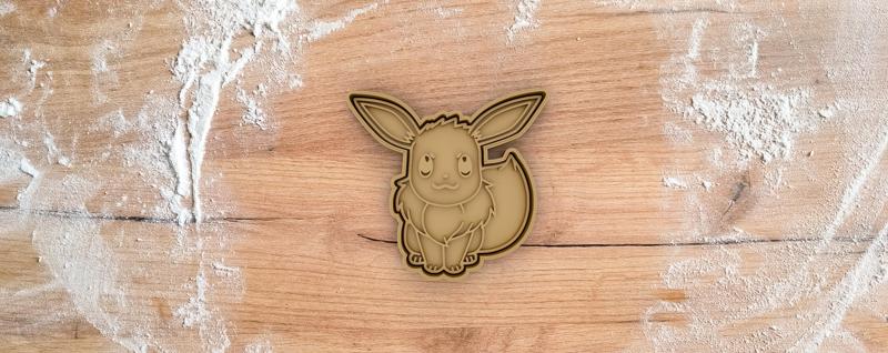 Eeve cookie cutter from Pokemon