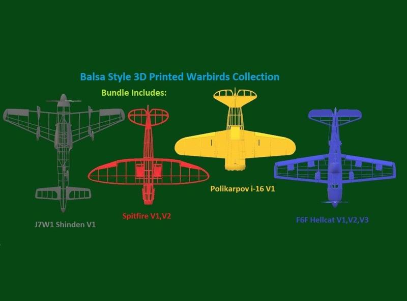 Flying Balsa Conversion WarBirds (Complete Collection Bundle)