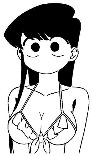 Shouko Komi stencil 3