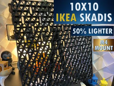 10x10 IKEA SKADIS w/ M4 - 50% Lighter