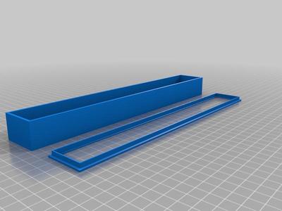 LED Case v1 for two (2) 4-by-1 MAX7219 Displays