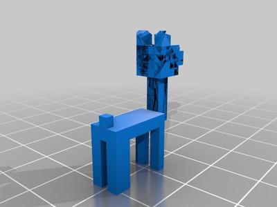 Lama abstrakt Lowpoly