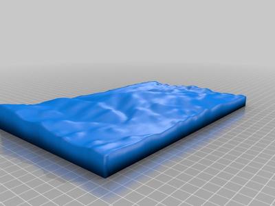 3D relief made in Blender