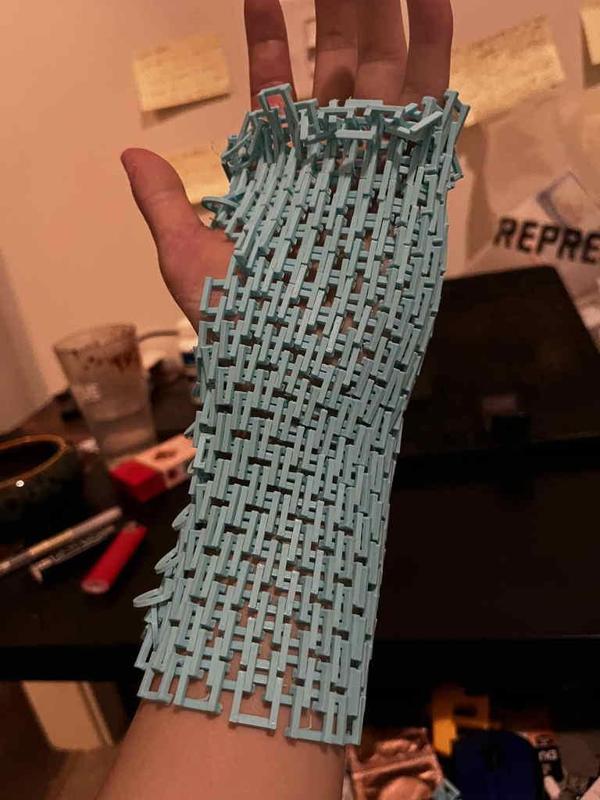 Chainmail Fingerless Glove