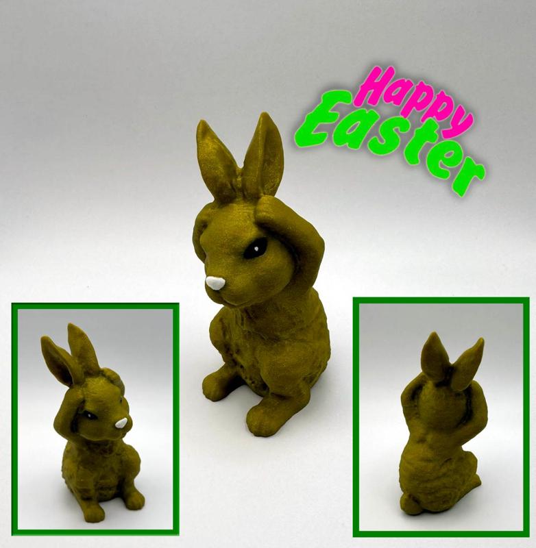 Golden Easter Bunny